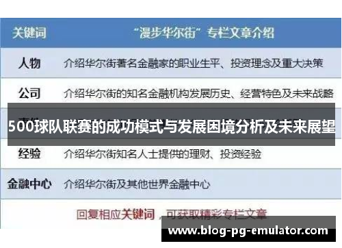 500球队联赛的成功模式与发展困境分析及未来展望