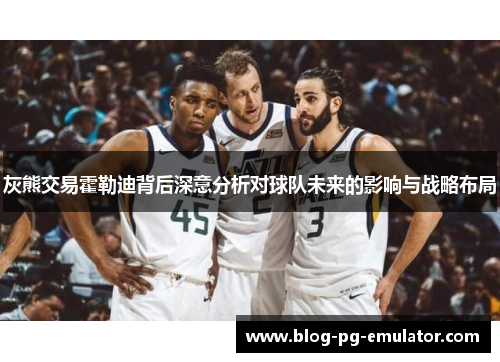 灰熊交易霍勒迪背后深意分析对球队未来的影响与战略布局